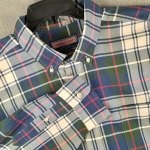 Vineyard Vines Shirt Mens 2XL Multicolor Plaid Classic Fit Murray Button Down